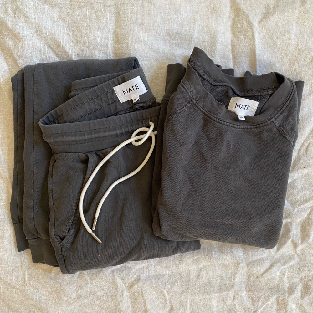 SOLD Organic terry sweatsuit